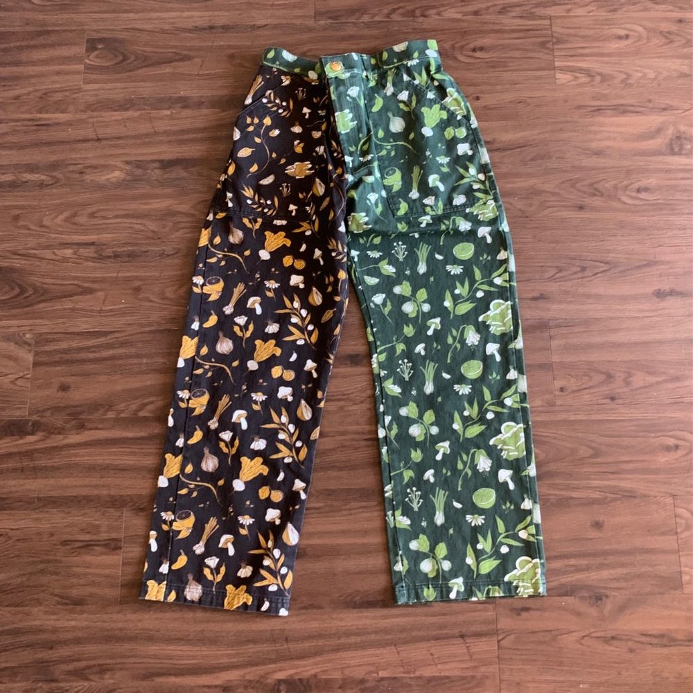 BBP Two-Tone Cookbook Work Pants Size Medium